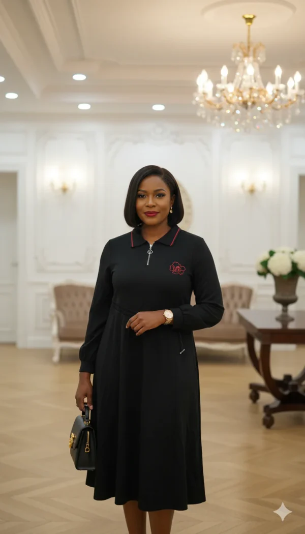 Luxury Long Black Gown