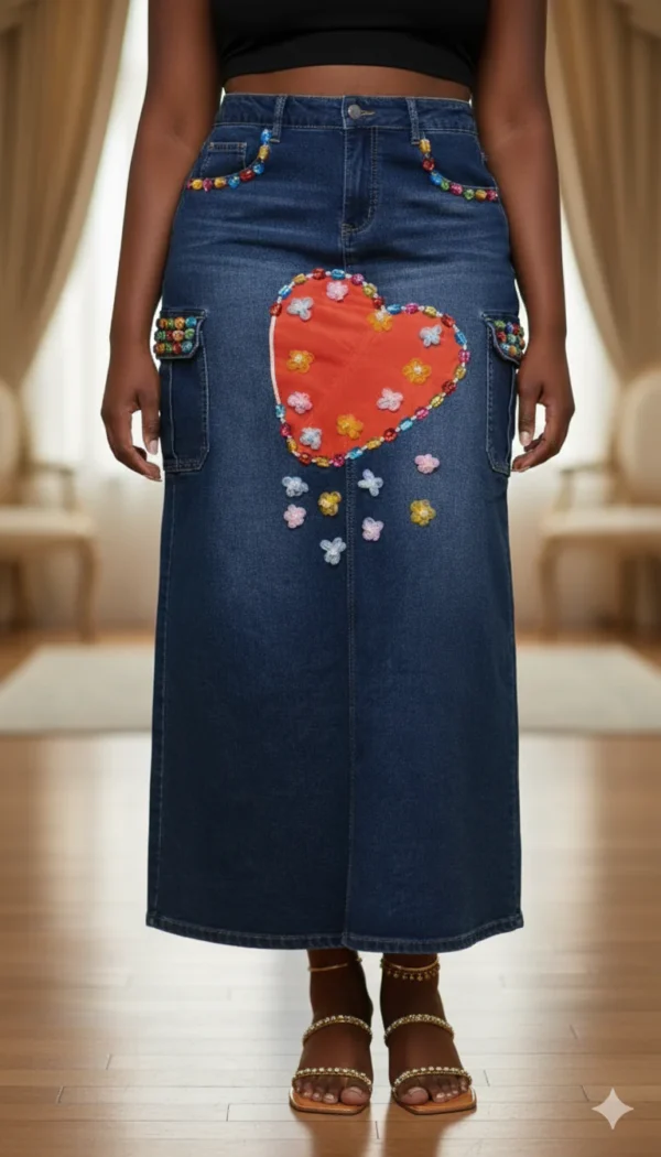 Denim Classy Jeans Skirt