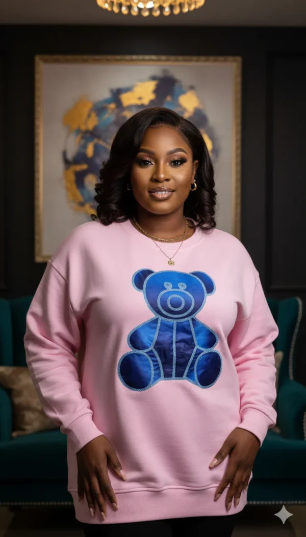 Teddy Glow Sweatshirt | PINK