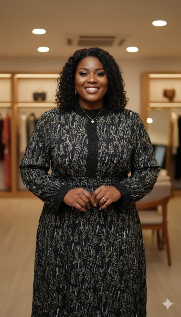 Elegant Blossom Gown