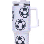 Stainless Steel Rhinestone Tumbler Cup
