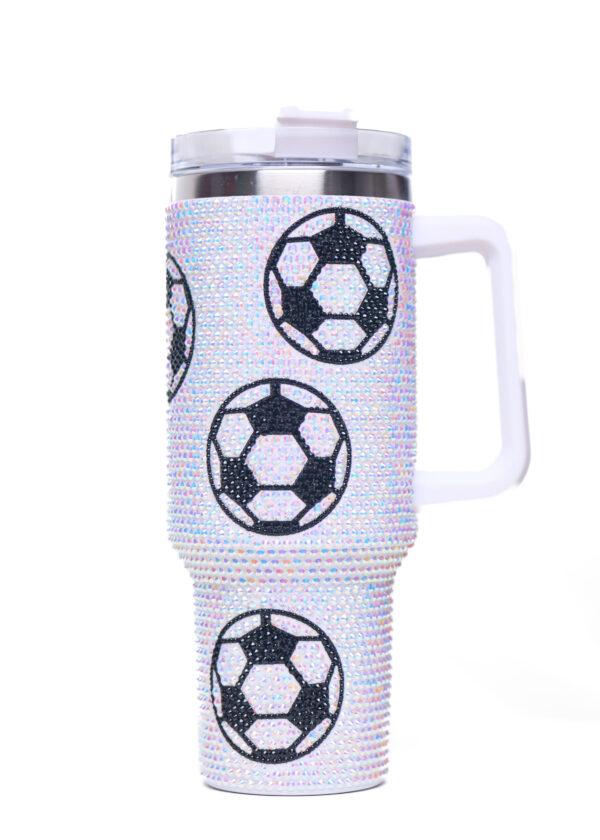 Stainless Steel Rhinestone Tumbler Cup