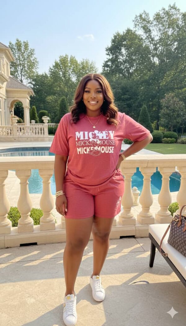 Premium Plain Two-Piece Short Set